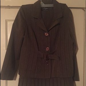 Two piece skirt suit